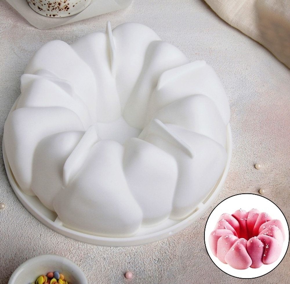 Форма для муссовых десертов «Гранатовый браслет», 19,5х19,5х6,9 см