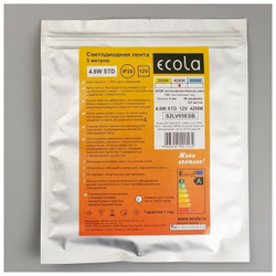 Светодиодная лента Ecola LED strip PRO 4,8W/m 12V IP20 4200K 5м.