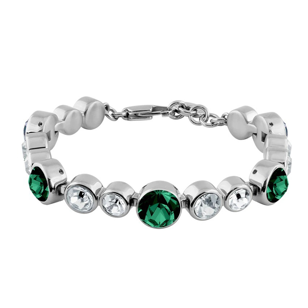 Браслет Dyrberg Kern CALICE SS EMERALD GREEN / CRYSTAL 430168
