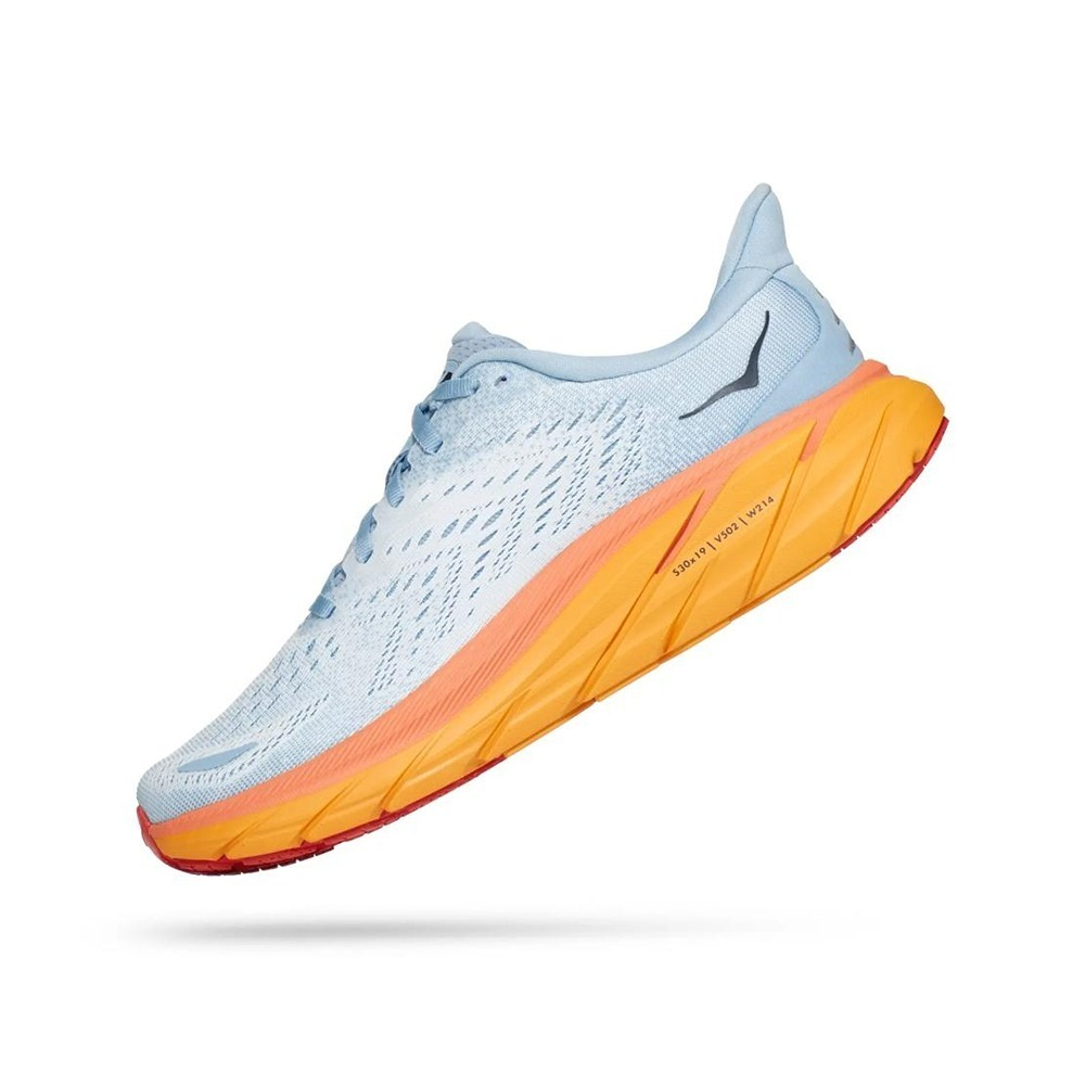 Кроссовки женские HOKA W CLIFTON 8  Summer Blue / Ice Flow