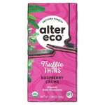 Alter Eco, Trumble Thins, органический темный шоколад, малиновый крем, 84 г (2,96 унции)