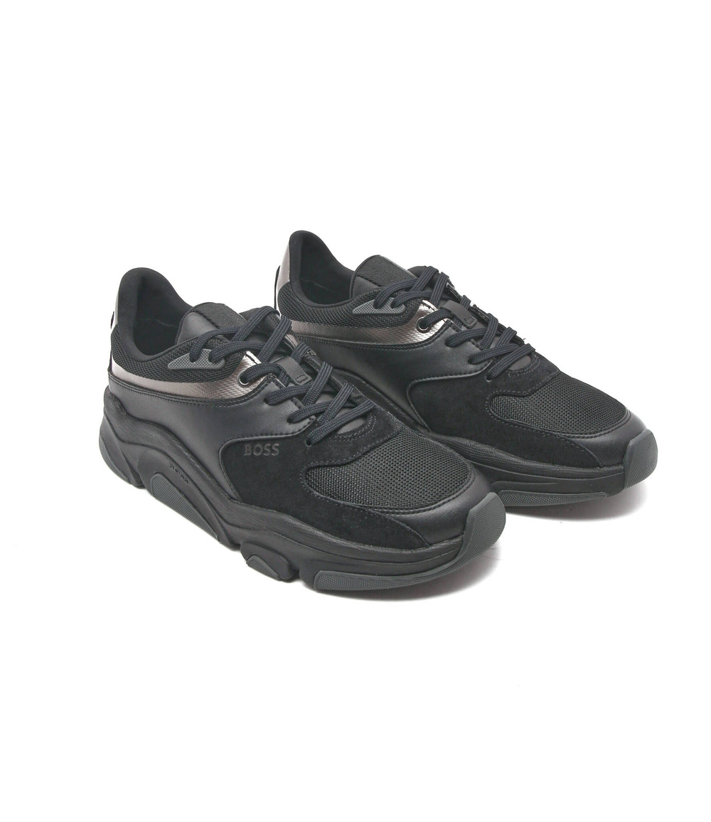 кроссовки asher_runn_mx BOSS BLACK - черный(50475450)