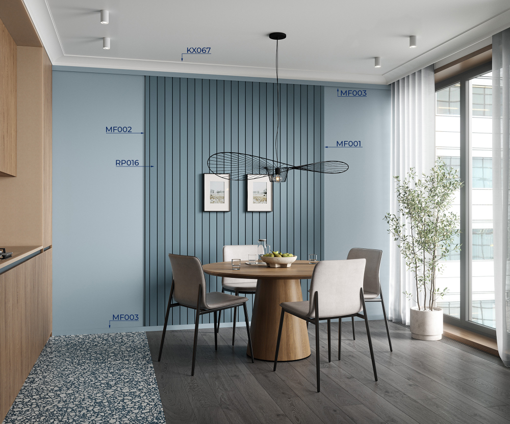 Cosca Decor. Панель RP016, 156х12x2800мм, Экополимер