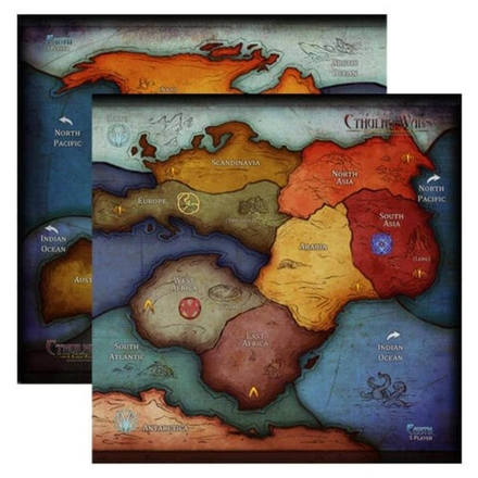 (Сбор) Cthulhu Wars: Oversized 3-5 Player Earth Map