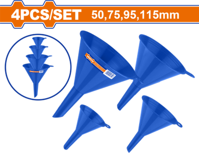 Набор воронок пластиковых 4 шт (100) WADFOW WUFS2304