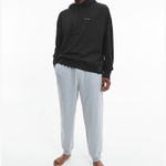 Чёрное худи с капюшоном Calvin Klein Hoodie, NM2301E-UB1