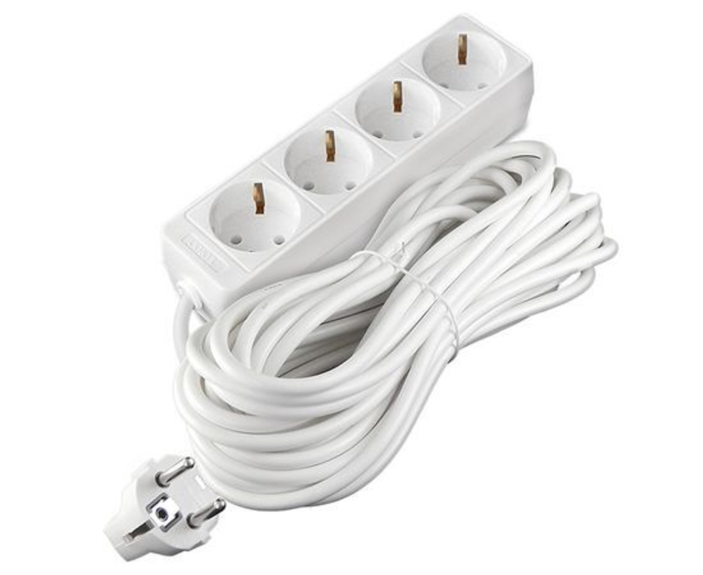 Удлинитель 4х10м с заземлением 16А IP20 3.5кВт ПВС Союз 481S-6410