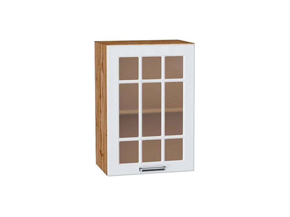 Шкаф верхний с 1-ой остекленной дверцей Прага