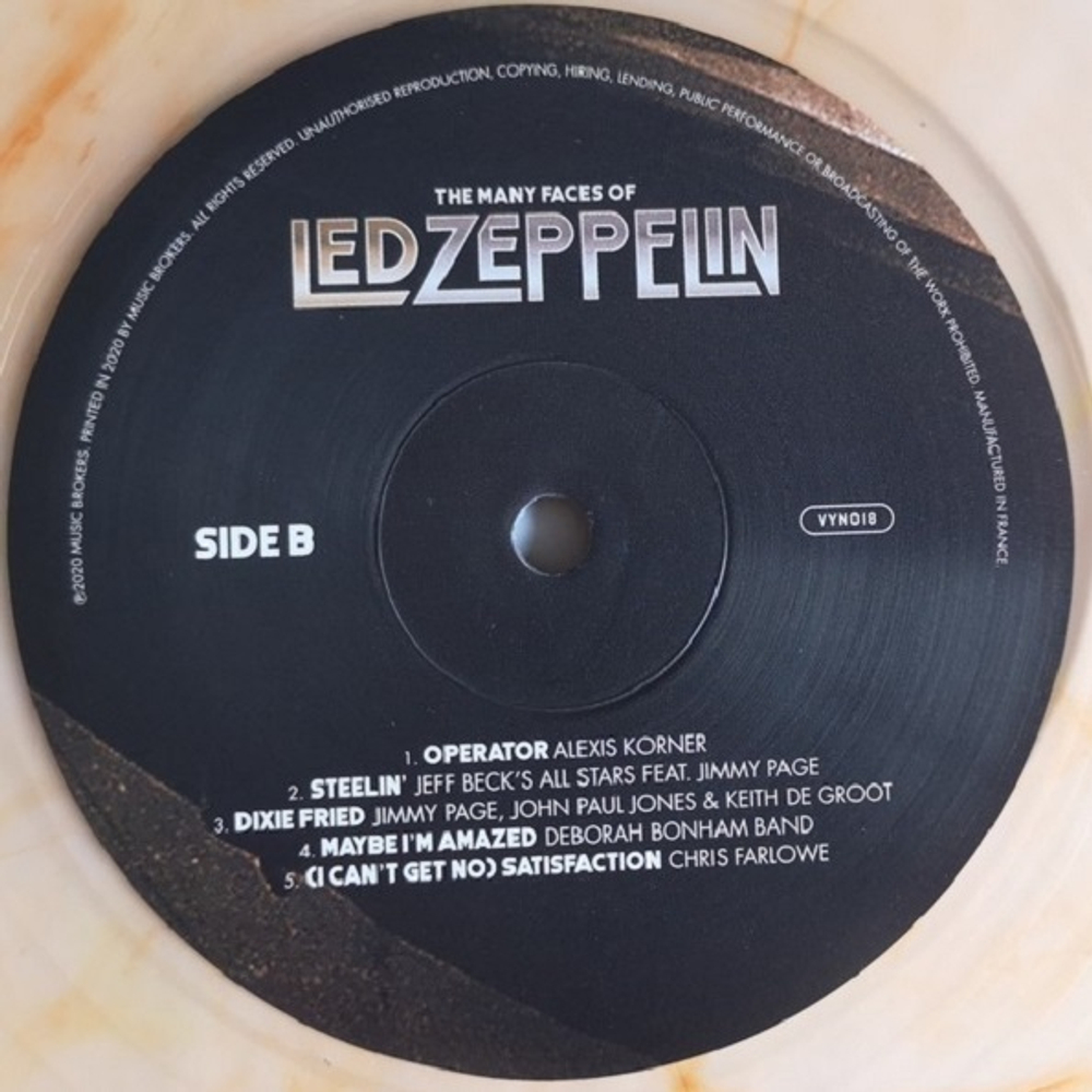 Сборник / The Many Faces Of Led Zeppelin (A Journey Through The Inner World Of Led Zeppelin)(Limited Edition)(Coloured Vinyl)(2LP)