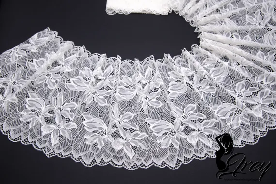 03-209 Кружево эластичное 23 см, айвори