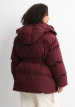 Пуховик Энни свекольный