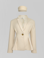 Пальто-пиджак AS`Kins 232 приталенное с беретом в комплекте