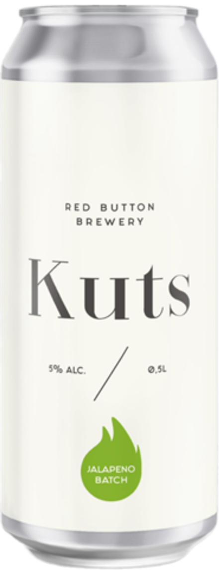 Пиво Рэд Баттон Катс Халапеньо Батч / Red Button Kuts Jalapeno Batch 0.5 - банка