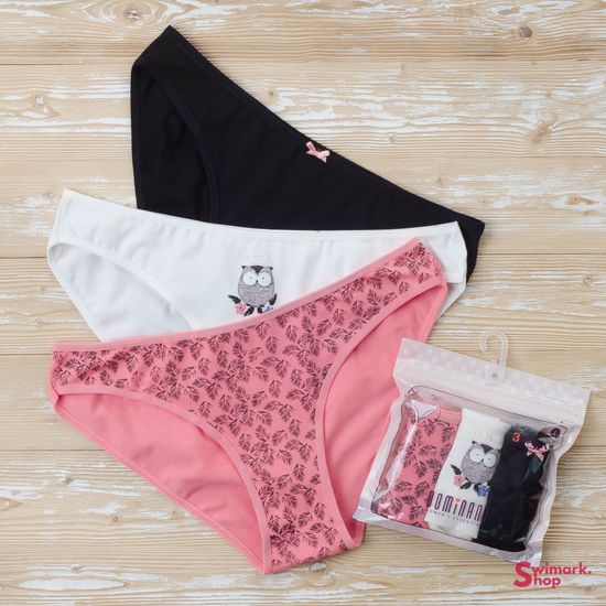 Трусики женские DOMINANT 35000-344, BIKINI, 3 шт. в уп.
