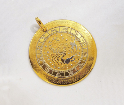 Брелок для мужчины "Скорпион". Златоуст