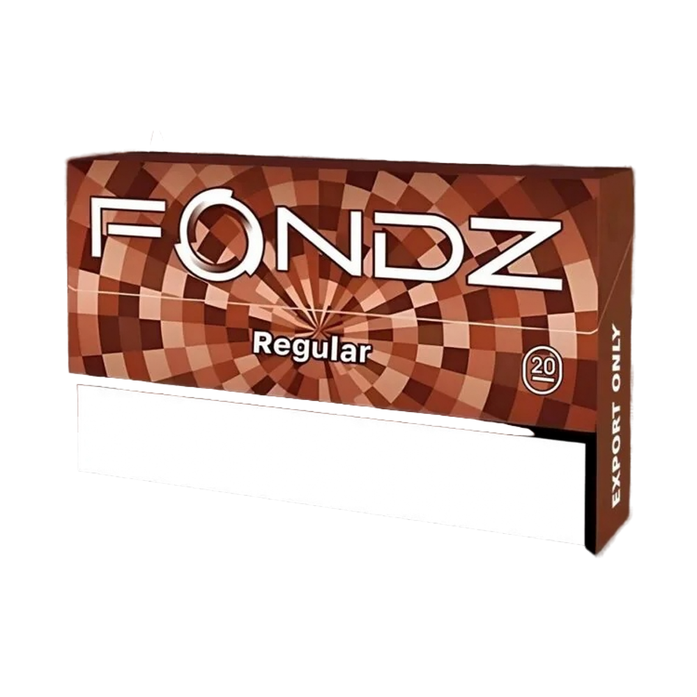Стики Fondz Regular - табак с древесно-ореховыми нотками (Индонезия) (блок - 10 пачек)