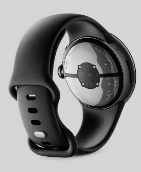 Умные часы Google Pixel Watch 2 WiFi Matte Black Aluminum Case/Obsidian Active Band