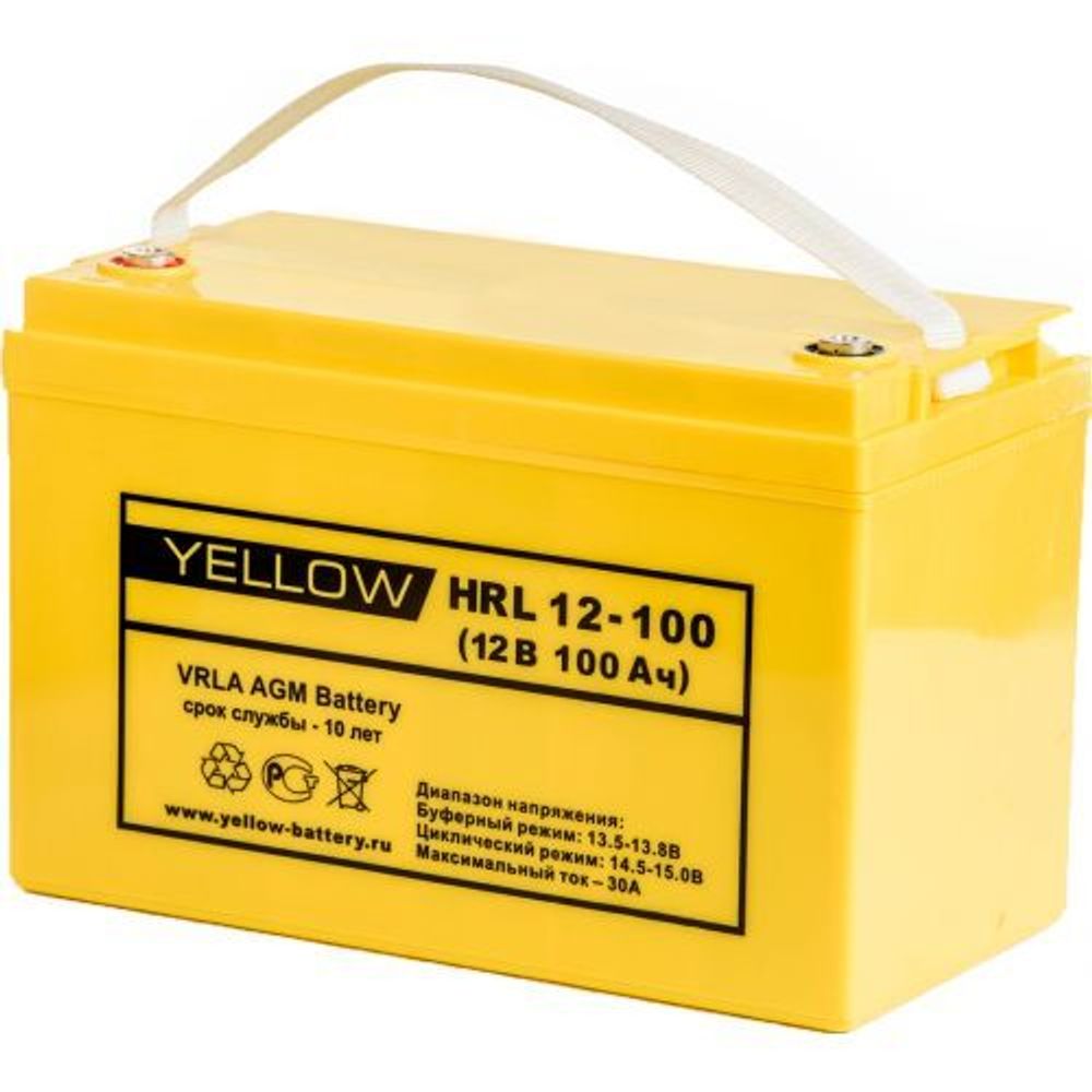 Аккумулятор YELLOW HRL 12-100
