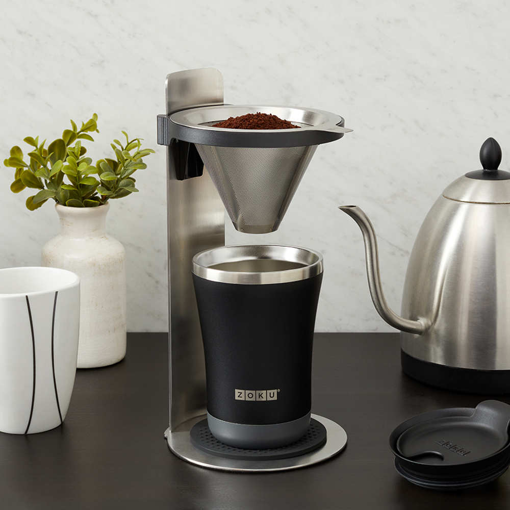 Термокружка zoku, 350 мл, розовая