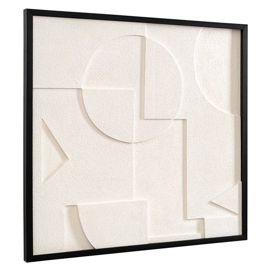 Панно декоративное с эффектом 3d minimalism, с черной рамой, 60х60 см