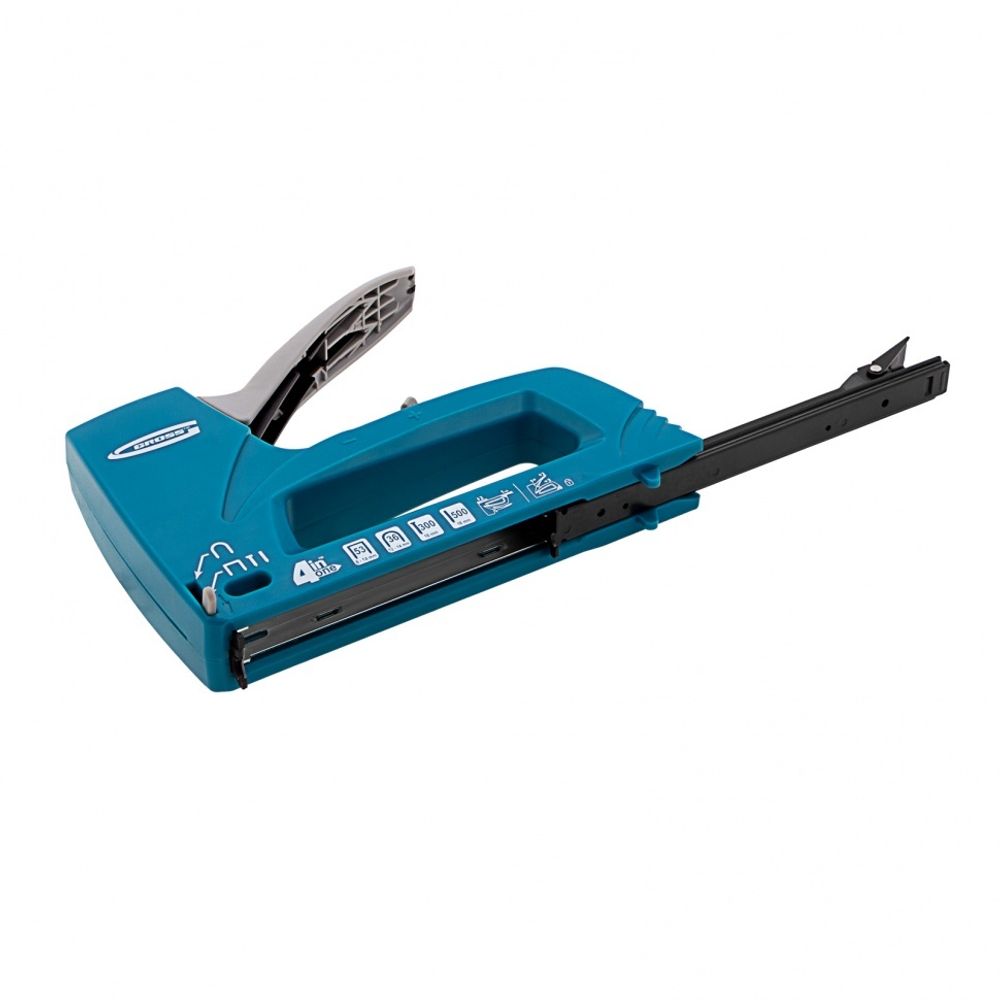 Степлер мебельный универс. (Universell 4) пласт, 4-функц, тип скобы 53, 36, 300, 500, 8-14мм// Gross 41005