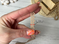 Кружево ВЯЗАНОЕ какао 10 мм