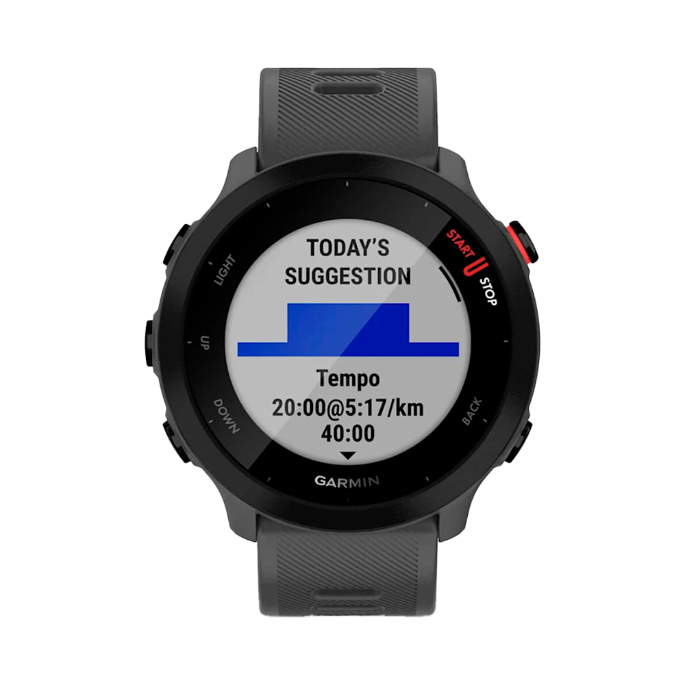 Умные часы Garmin Forerunner 55, 42mm, Monterra Gray (010-02562-13)