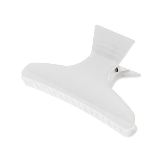 Зажим для волос Harizma “бабочка” белый, 12 штук (h10896-01)