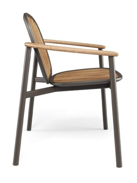 Кресло деревянное EMU Twins, коричневый, натуральный