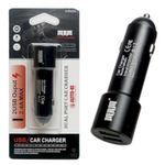 Автомобильный адаптер питания Carlive MR60A CR25 5V/2.4A 2USB (черный) для русских авто