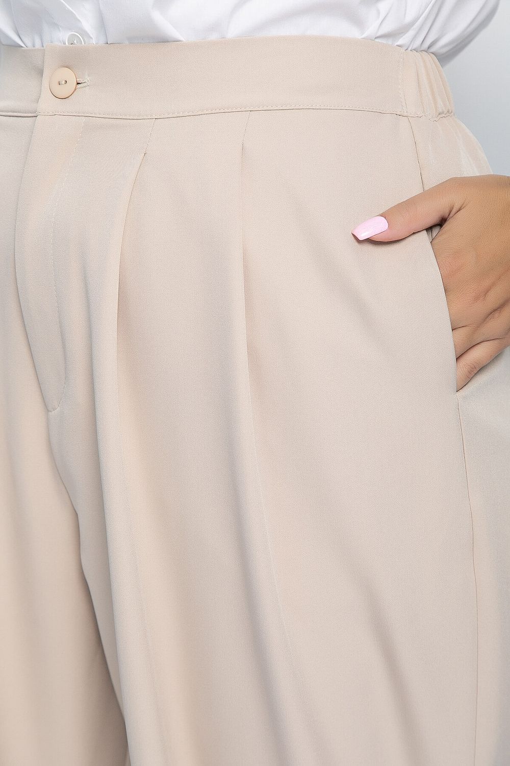 Брюки Свобода действий (бежевые) Б11145 LT Collection