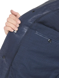 Мужская кожаная куртка / натуральная кожа ягненка / Турция