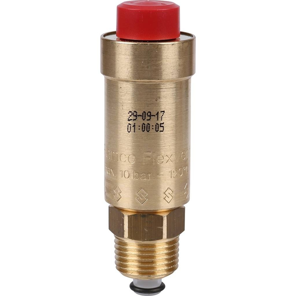 Воздухоотводчик автоматический Flamco Flexvent 1/2" с отсекающим клапаном