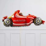 Шар фигура "Тачка гоночная красная" (Grabo), 49"/124 см