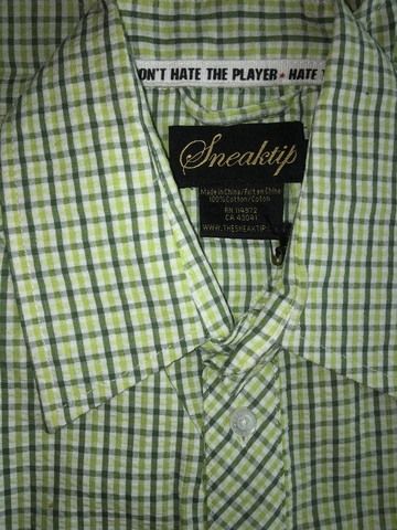 Рубашка с коротким рукавом Sneaktip Cobra зеленая