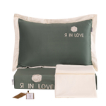 Комплект постельного белья Сатин-Шелк Я IN LOVE на резинке LVR010