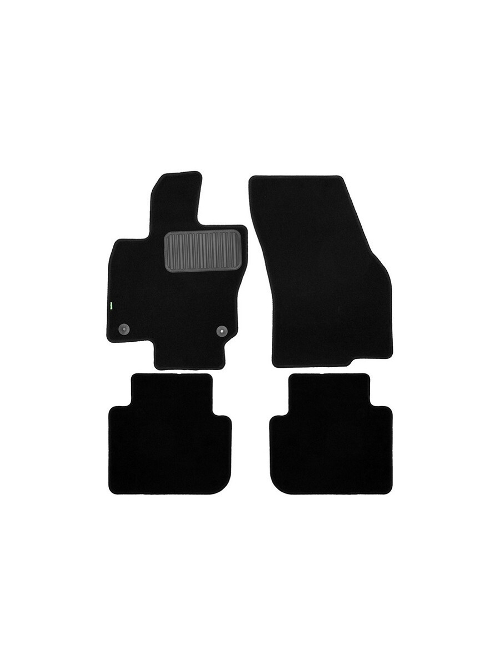 Коврики в салон для JETTA VS7 2023- (I рестайлинг, I рестайлинг 2) кроссовер, 4шт. (текстиль) KLEVER0212800301210KH