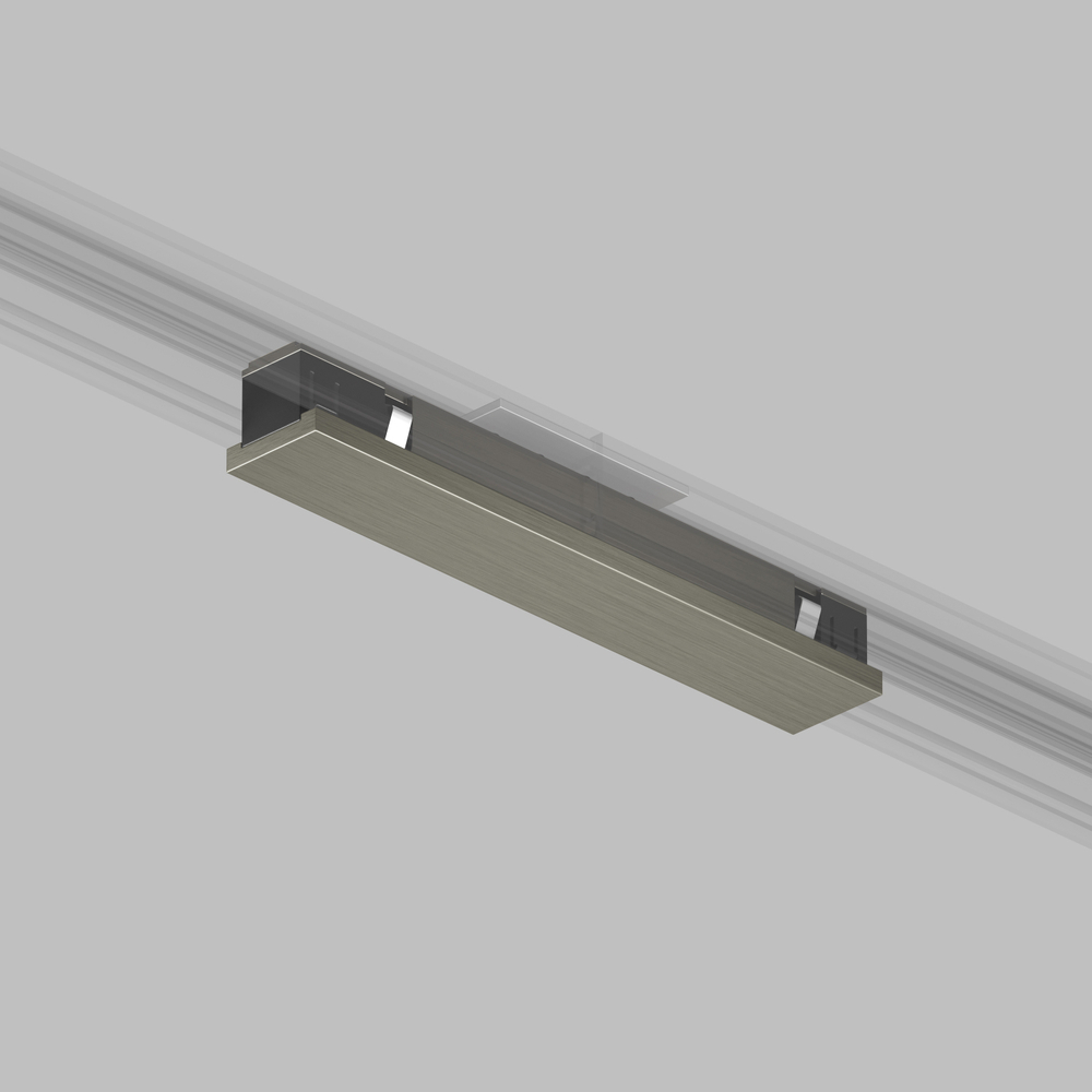 TR5722-DN Электрический коннектор прямой для трека SHINE BASE, 48V DC, IP20, темный никель, алюминий