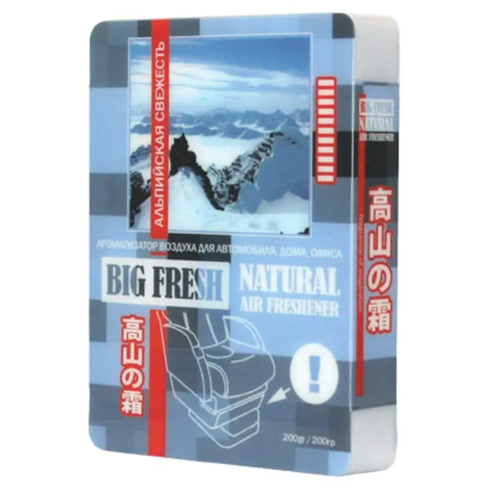 Ароматизатор гелевый Big Fresh 200гр DL-B023 Альпийская свежесть
