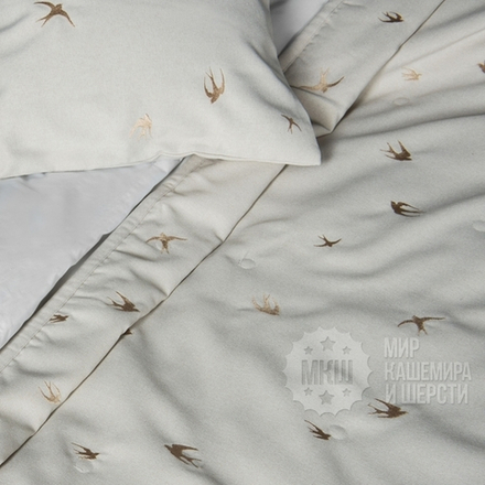 Покрывало модное с вышивкой ПРАЙМ (арт. BL02-245-03) - кремовое