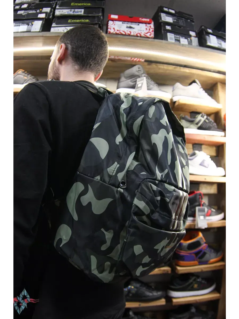 Скейтерский y2k рюкзак 15L