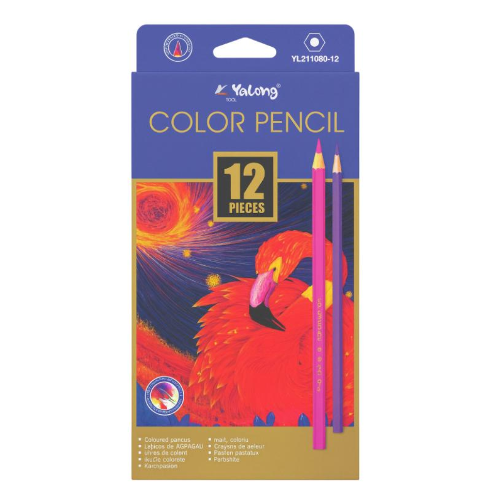 Карандаши цветные Color Pencil 12 цветов
