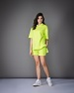 13-02-21 SS Спортивный костюм с шортами, кислотно-зеленый XL