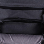 Рюкзак молодежный 51*30*20 см, 2 отделения, с брелоком, чёрно-серый