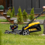 Газонокосилка бензиновая GLR-510SP-ZS, 171 см3, ширина 51 см, привод, травосборник 65 л// Denzel