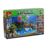 Конструктор Майнкрафт MY WORLD Building Block Series SX.10038 / 3in1, 243 деталей