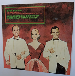Винтажная виниловая пластинка Сборник Frank Sinatra, Bing Crosby, Louis Armstrong High Society (Motion Picture Soundtrack) (Germany 1970)