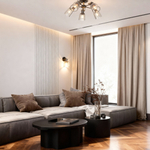 Потолочная люстра со стеклянными плафонами 70111/5 черный