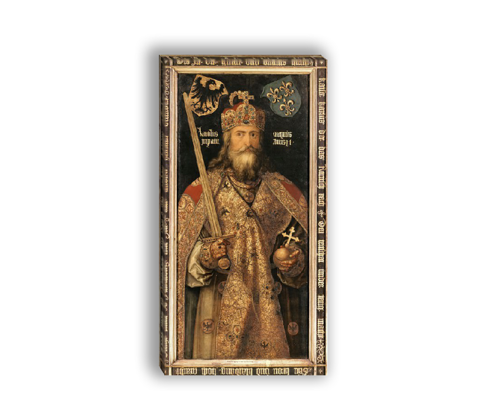 Картина для интерьера "Император Карл Великий", художник Дюрер, Альбрехт, печать на холсте