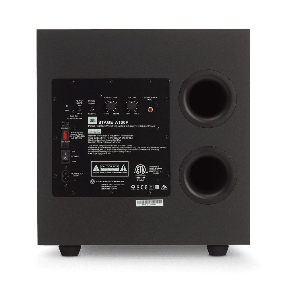 Активный сабвуфер JBL Stage A100P Black - 4